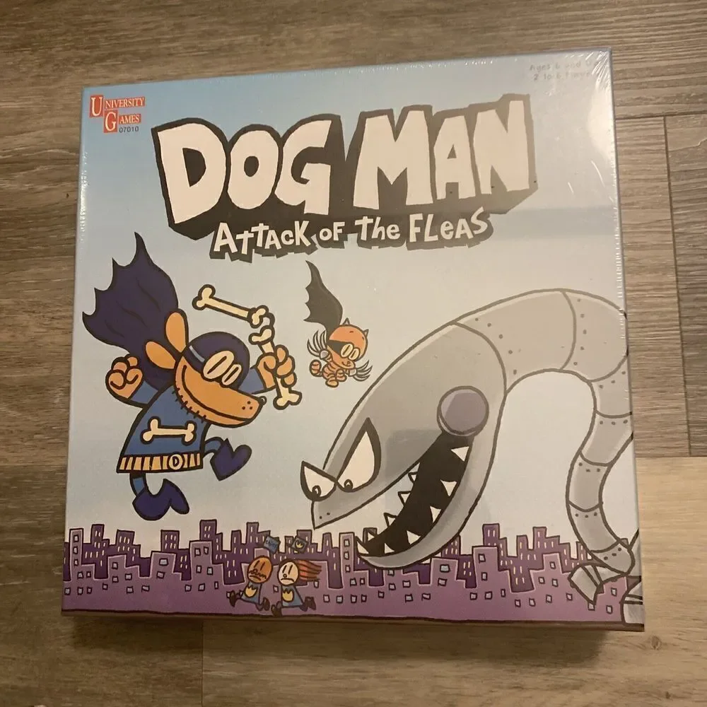 Dog Man - Attack of the Fleas - Board Game . brand new sealed